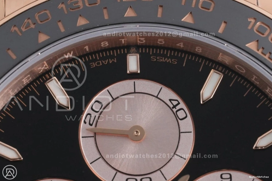 Edition 798 RG Gain 1:1 Weight On 126515 Oyster-flex Stick DD Daytona Sophisticated Best Strap Sub-dial Black Dial VSF Marker 1121